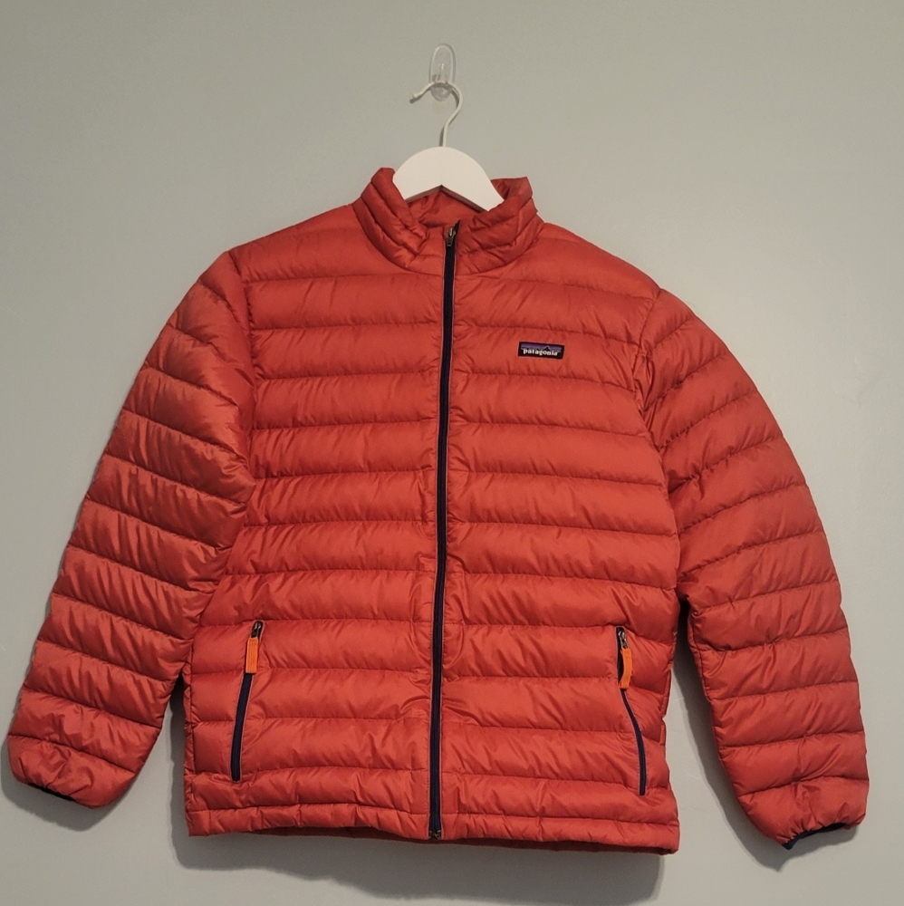 Patagonia Puffer Zip Jacket Kids Boys/Unisex Size XL 14